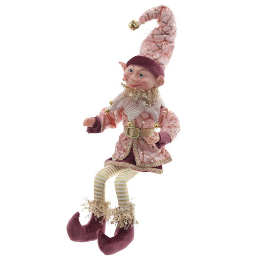 Игрушка набивная подвесная "Эльф", L16 W12 H53 см (полка 25 см.)