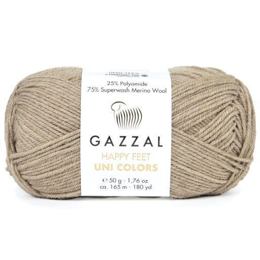Хеппи фит однотонный (Happy feet Uni Colors) пряжа GAZZAL 75%меринос 25%полиамид10х50г/165м