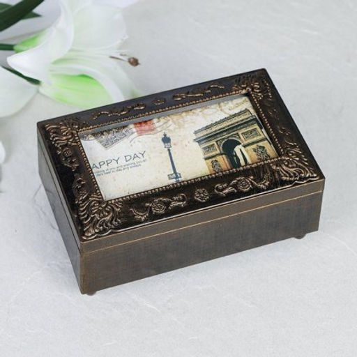 Шкатулка музыкальная / 63306B /уп 45/пластик - Галеонтрейд фото 2