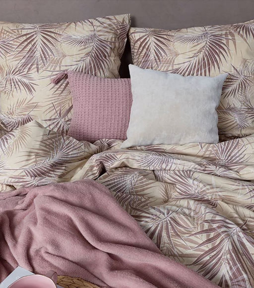 Наволочка 70*70 см, бязь Комфорт (Тропикана, бежевый) - Ивановотекстиль фото 4