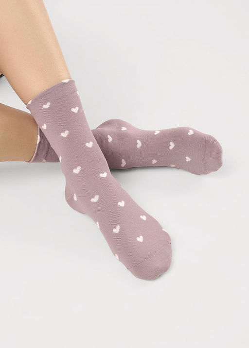 CLE Носки жен.Д2501 fashion база хл+эл св.бежевый - Clever wear фото 3