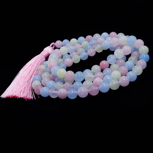 Четки из камня 108 бусин Морганит Благосклонность со стороны руководства - Сандаловый дом фото 2