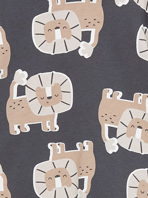 Bisiklet Yaka Erkek Bebek Pijama Tak?m?