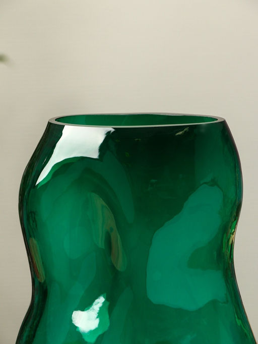 Ваза «Шерил», 27×16 см, стекло, зелёная