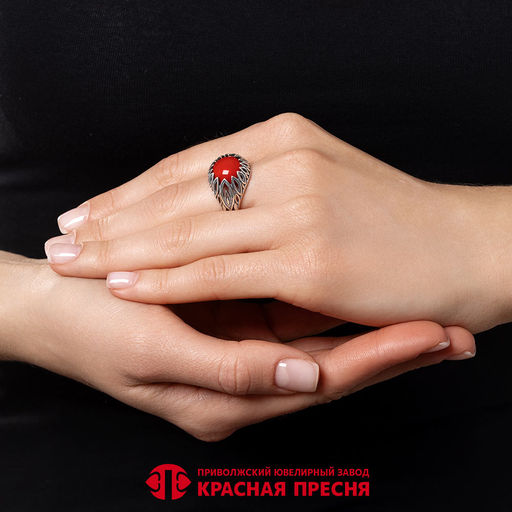 КОЛЬЦО 23317218Кр - Красная пресня фото 2