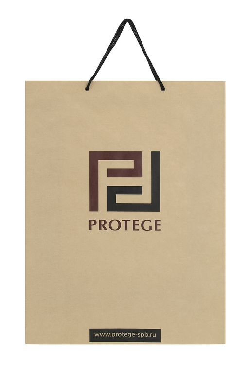 Пакет подарочный П-1 бежевый
