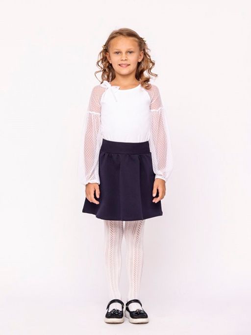 CRB wear/CWJG 63192-20 Джемпер для девочки,белый/Ex.Cherubino  фото 2