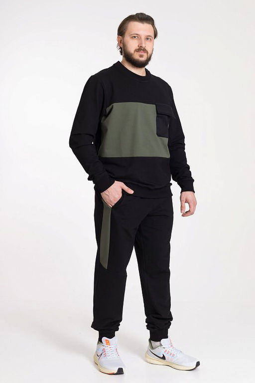 Костюм М124011а Черный - Елена фото 4