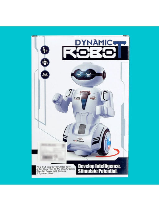 Робот «Шустрик», световые и звуковые эффекты, работает от батареек