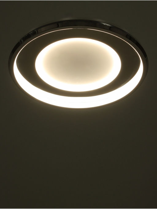 Люстра Karin 58 Вт LED 3000-6000К хром Ø40×6 см