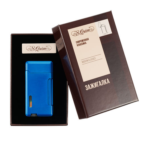Зажигалка S.QUIRE FL039-Blue фото 5