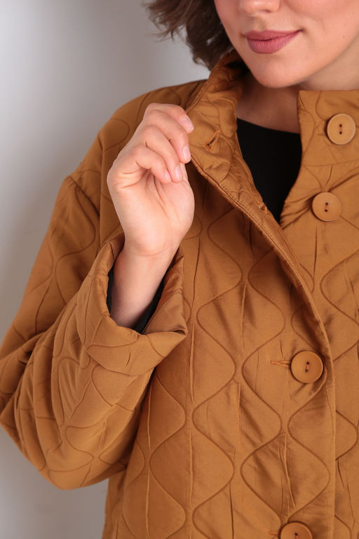 Куртка Diamant 1898-Р горчица фото 5