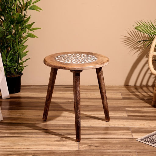 Столик кофейный, 45×45×50 см, манговое дерево