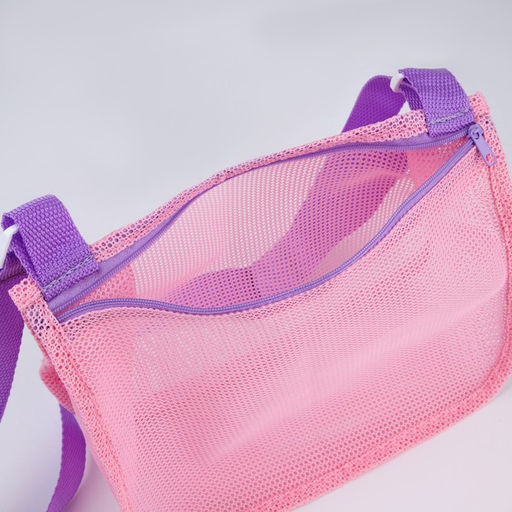 Сумка пляжная, 24*20*10 см, детская, для песочницы, цвет розовый - NAZAMOK KIDS фото 4