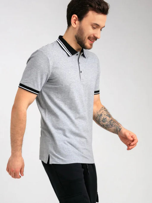 PlayToday / Сорочка трикотажная с воротником поло для мужчин