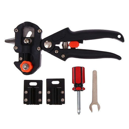 Набор профессиональный: секатор прививочный, 2 насадки, отвёртка, гаечный ключ, в чехле, Greengo  фото 3