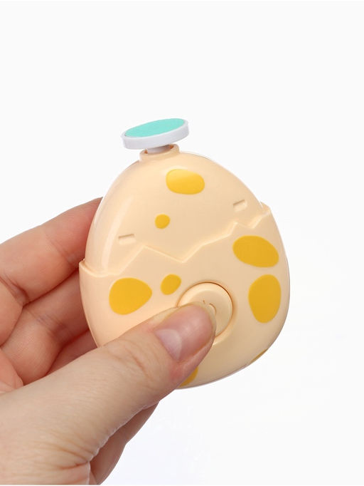 Маникюрный набор «Детский триммер для ногтей. Дино яйцо», 3 сменные насадки, от 0 мес.