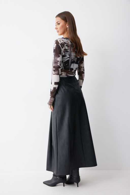 Юбка LYUSHe 4223 черный  фото 3