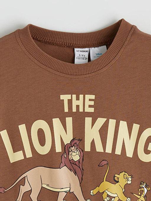 Aslan Kral Bask?l? Erkek ?ocuk Ti??rt