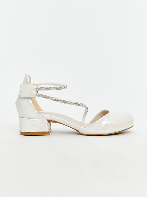 Ta?l? K?z ?ocuk Topuklu Ayakkab?