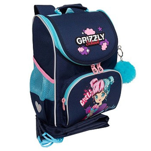 RAm-484-6 Рюкзак школьный с мешком - Grizzly фото 20