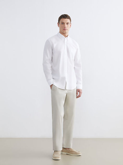 Regular Fit Oxford Erkek G?mlek