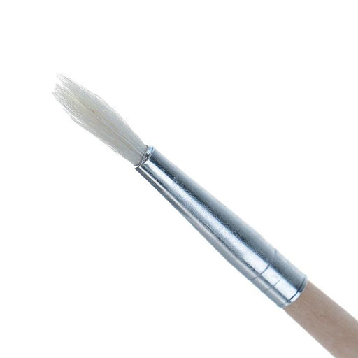 Цена за 10 шт. Кисть для рисования, коза, № 6, круглая, деревянная ручка, международный размер