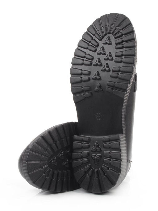 03-PDHL242-1 BLACK Лоферы женские (натуральная кожа)