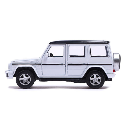 Машина металлическая MERCEDES-BENZ G63 AMG, 1:32, открываются двери, инерция, цвет белый - АвтоГрад фото 5