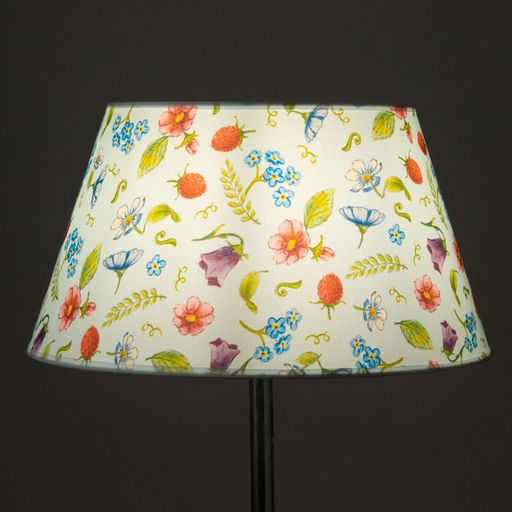 Абажур для светильника универсальный BayerLux Мелкие цветы, Е27/Е14, 38?38?21 см  фото 7