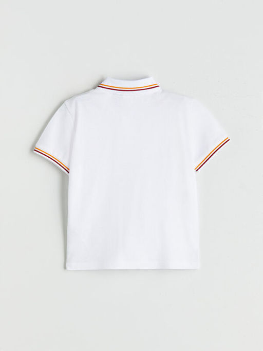 Polo Yaka Galatasaray Bask?l? Erkek ?ocuk Ti??rt