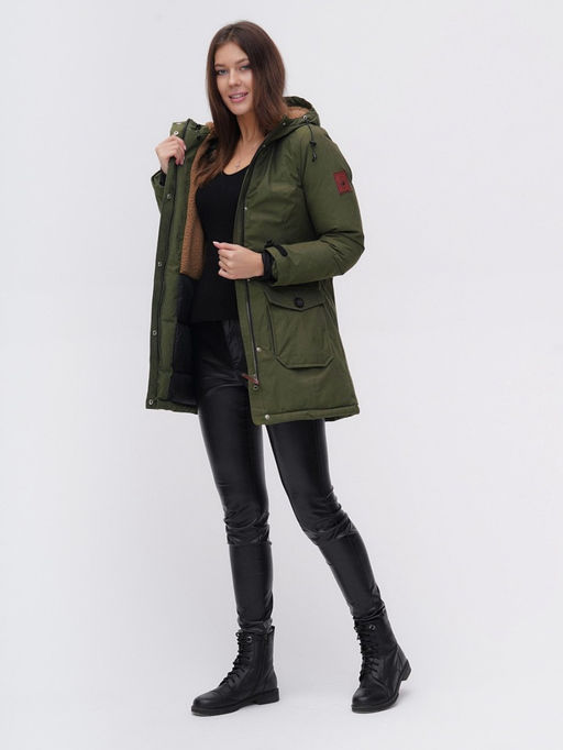 Парка MTFORCE цвета хаки 2074Kh  фото 3