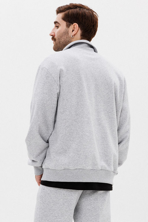 Джемпер GO M4077/50-04.182-188 серый меланж - Pirs фото 4