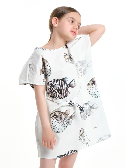 Платье Boho для девочки UD 7926 рыбки - Mini maxi фото 6