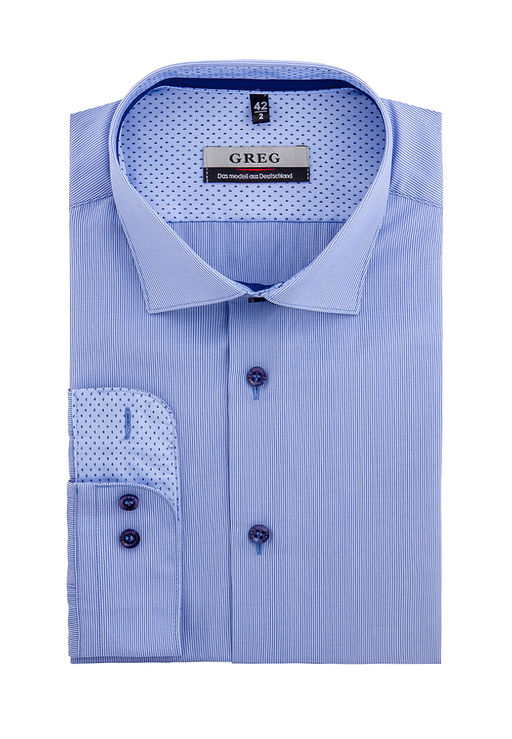 Сорочка мужская длинный рукав GREG 221/139/974/Z/1p_GB  фото 2