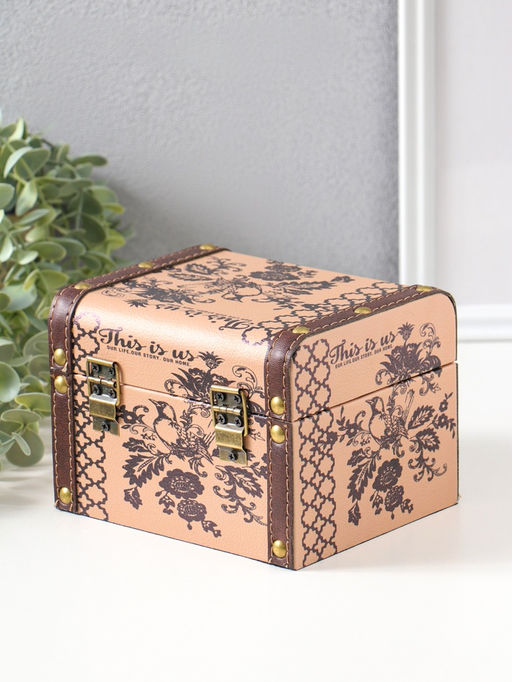 Набор шкатулок для украшений 3 шт. «Цветы и вензели»