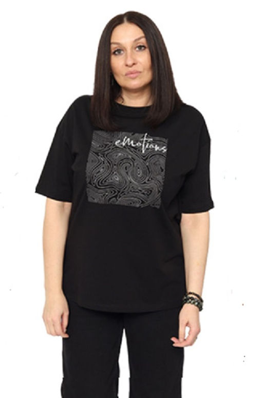 CRB wear / CSSW 60376-22 Футболка женская,черный/Ex.Cherubino