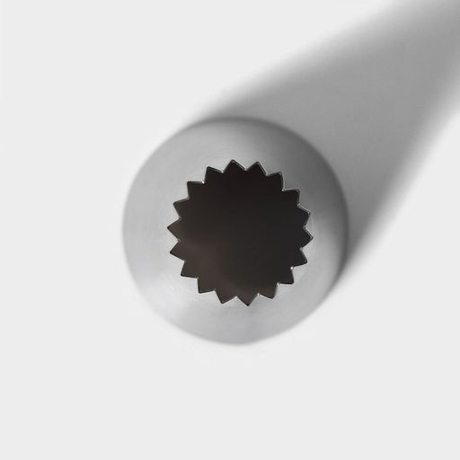 Цена за 20 шт. Насадка кондитерская Французская звезда, d=3.4 см, выход 1.7 см, нержавеющая сталь - Simaland фото 3