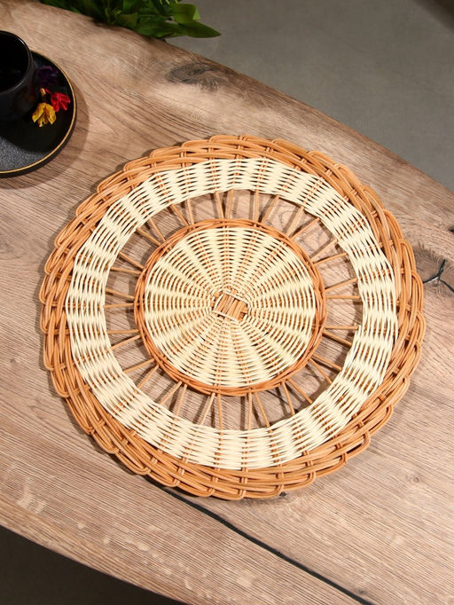 Подставка под горячее, 39×39×1 см, ротанг