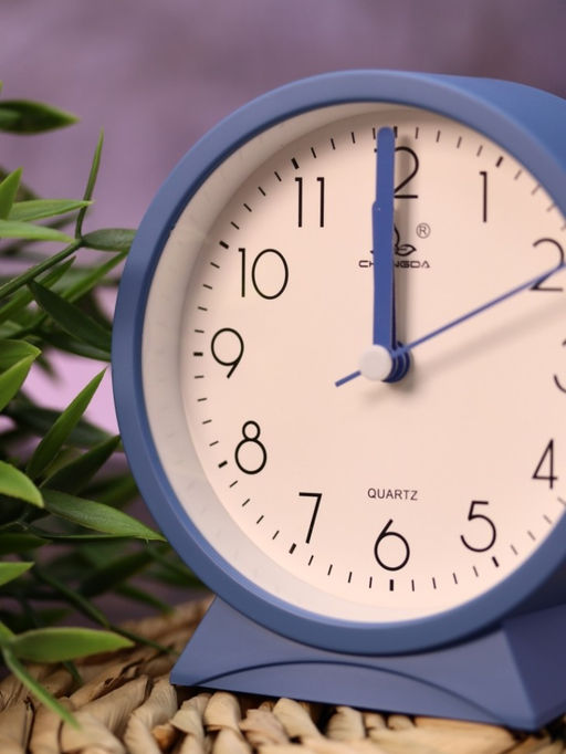 Часы-будильник Morning mood, blue (11,2х10,5 см)