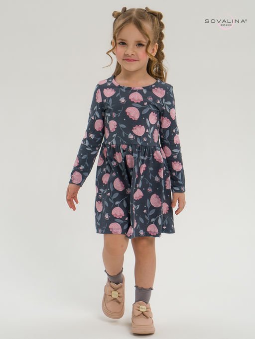 Платье Эля тюльпаны в дымке - Sovalina фото 15