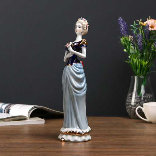 Фигура керамика «Мадмуазель Лилия», 29.5×8×8.5 см