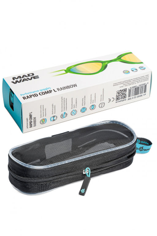 тренировочные очки Rapid COMP L rainbow, Rapid COMP L, Ray rainbow, Ray mirror, Ray - Mad wave фото 5