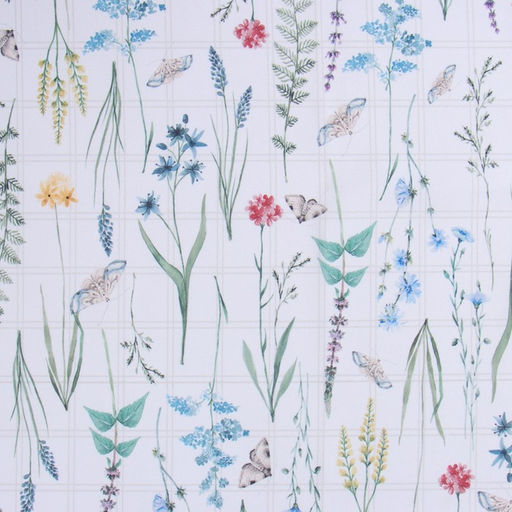 Комплект штор д/кухни с подхватами Этель Wild flowers 145х180см-2 шт., 100% п/э  фото 2