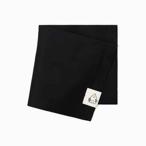 Набор салфеток «Этель» Home, чёрный, 40×40 см - 2 шт., 100% хлопок, саржа 190 г/м²