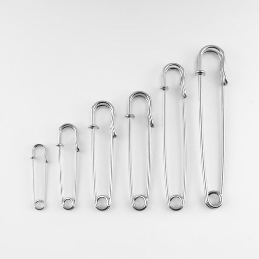 Цена за 2 шт. Набор булавок шляпных, 38/50/63/70/90/100 мм, 6 шт.