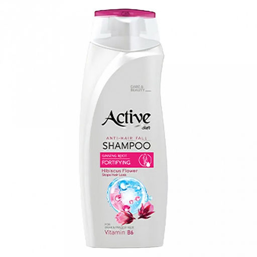 Шампунь укрепляющий, защита от выпадения волос "Active" 350мл, 8х3,5х21см, "Care & Beauty" С корнем женьшеня, цветком гибискуса и витамином B6 (Иран)