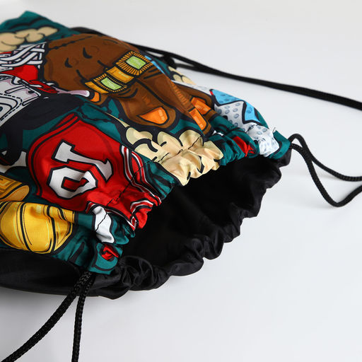 Мешок для обуви, 34*0,1*45, отд на стяжке, бирюзовый - Simaland фото 3