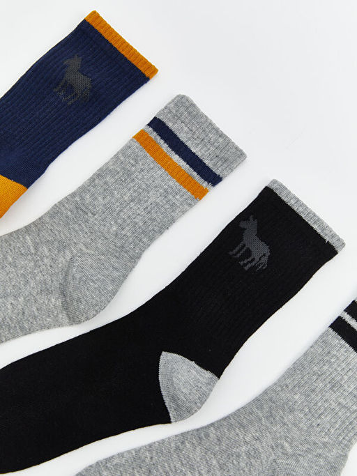 Desenli Erkek ?ocuk Soket ?orap 7li