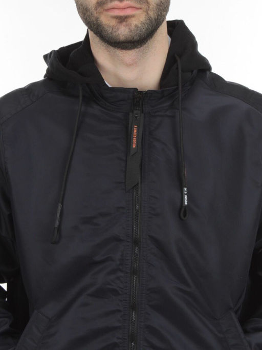 8798 DK. BLUE Куртка мужская демисезонная (100 гр. синтепон) - Fashion фото 10